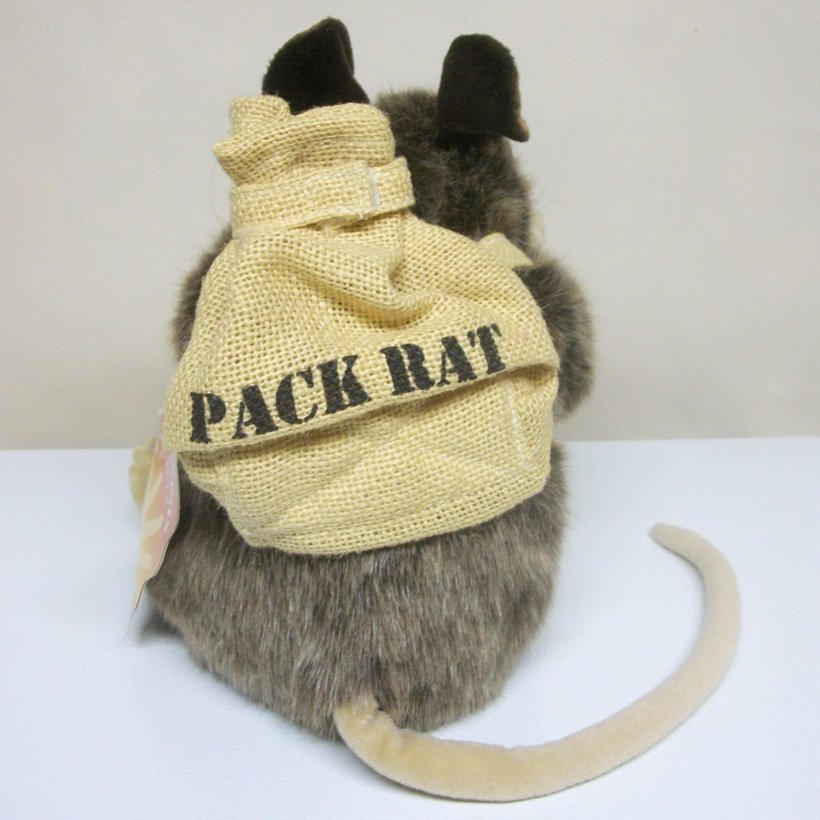 Folkmanis Pack Rat puppet plush hand puppet 10