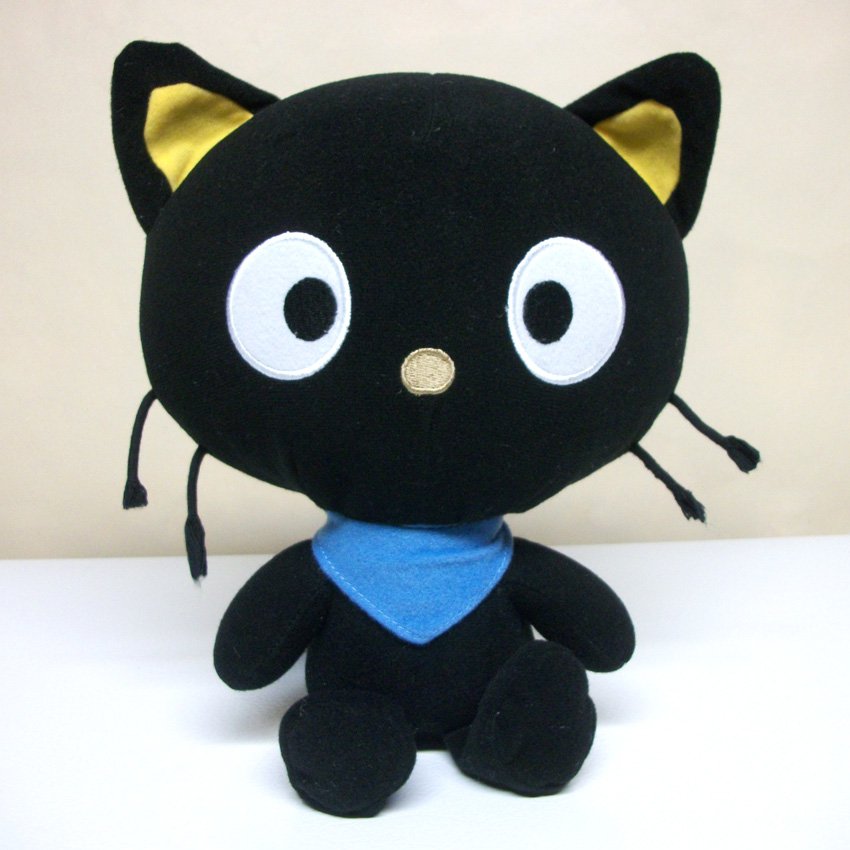 hello kitty black cat plush