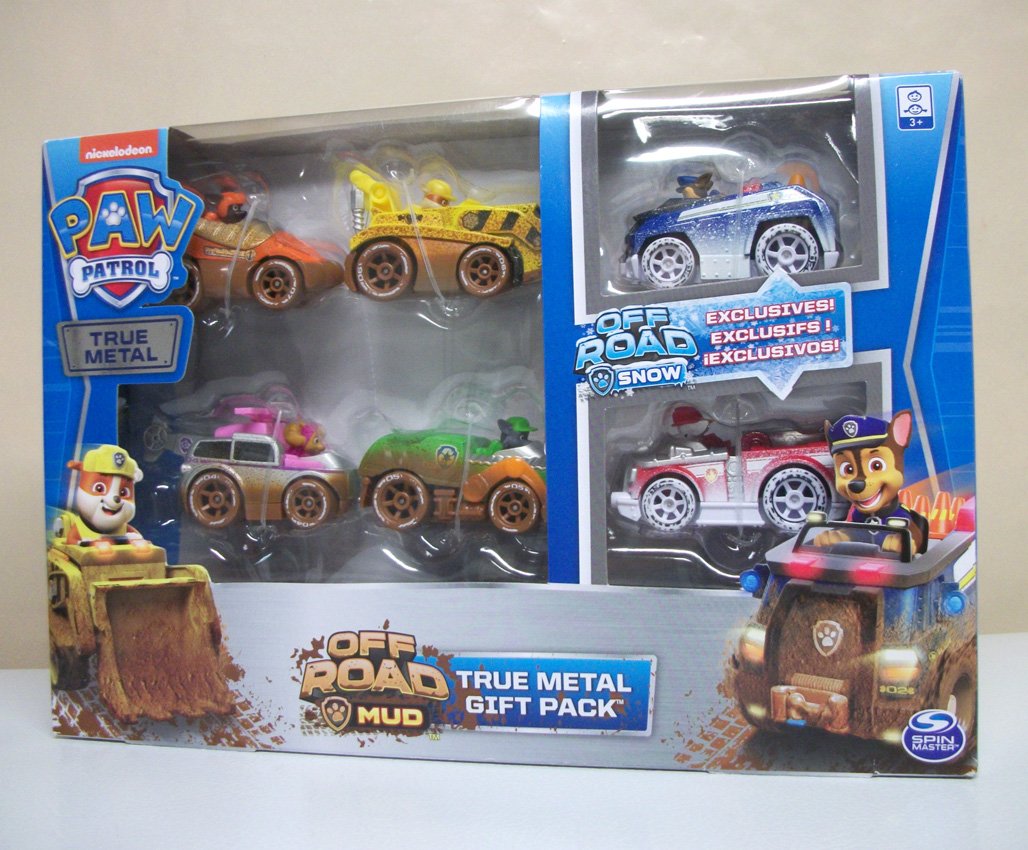 true metal paw patrol set