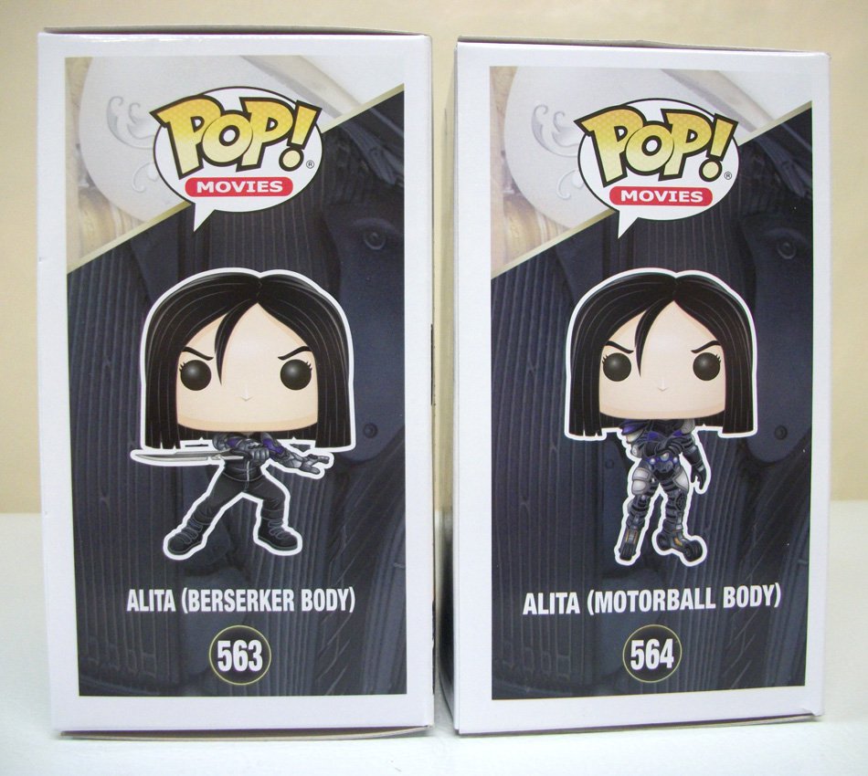 Funko Pop! Lot Alita Battle Angel berserker & motorball body 563 564 ...