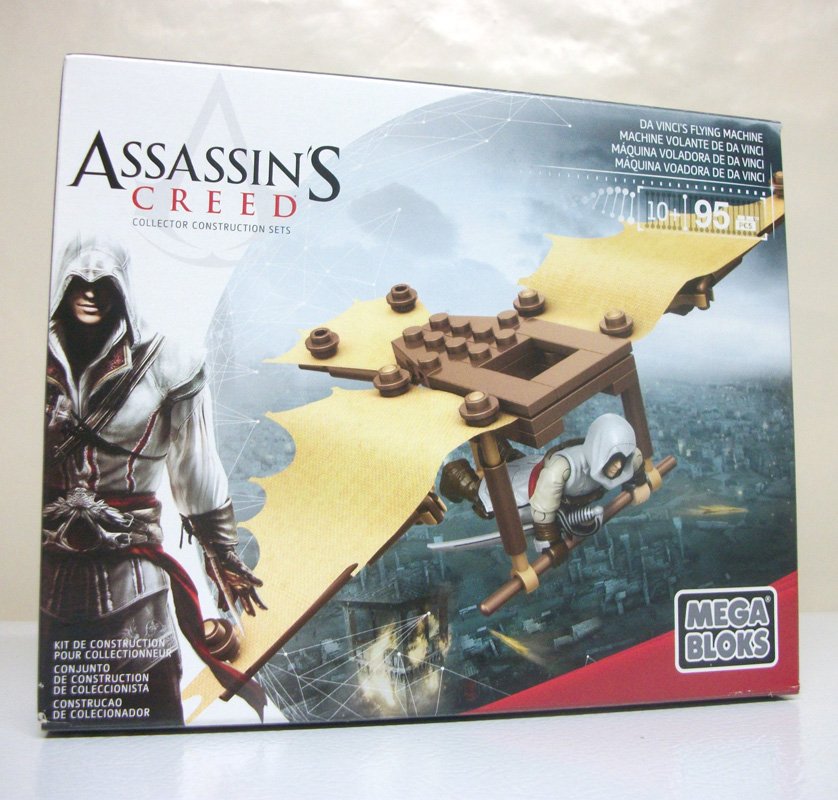 mega bloks assassin's creed da vinci's flying machine