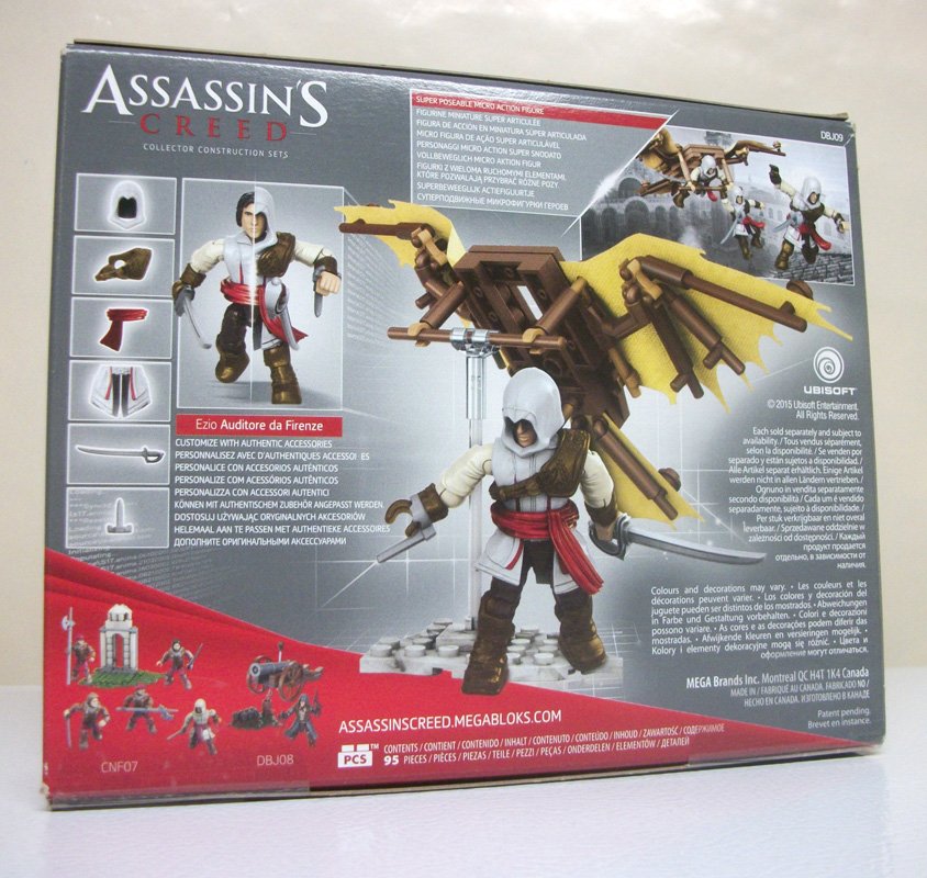 mega bloks assassin's creed da vinci's flying machine