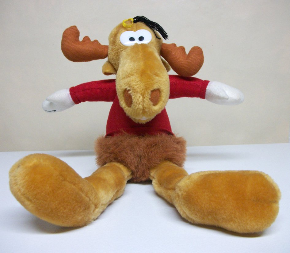 rocky and bullwinkle plush