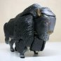 1996 Transformers Bonecrusher Beast Wars loose figure no missile buffalo bison deluxe maximal Hasbro