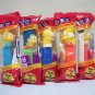 The Simpsons Pez whole family lot of 5 homer marge bart lisa maggie dispensers candy new unopened