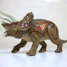 Triceratops Jurassic Park 3 III dinosaur figure brown electronic re-ak a-tak JP Hasbro 2000