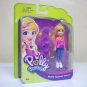Polly Pocket Skate Rockin 3.5" doll active poseable fashion outfit skateboard Mattel 2018
