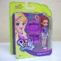 Polly Pocket Totes Cute Lila 3.5" doll active poseable fashion outfit scissors Mattel 2018