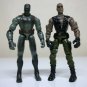 Rampage & Night Creeper G.I. Joe Cobra loose figures lot gijoe 2003 2004
