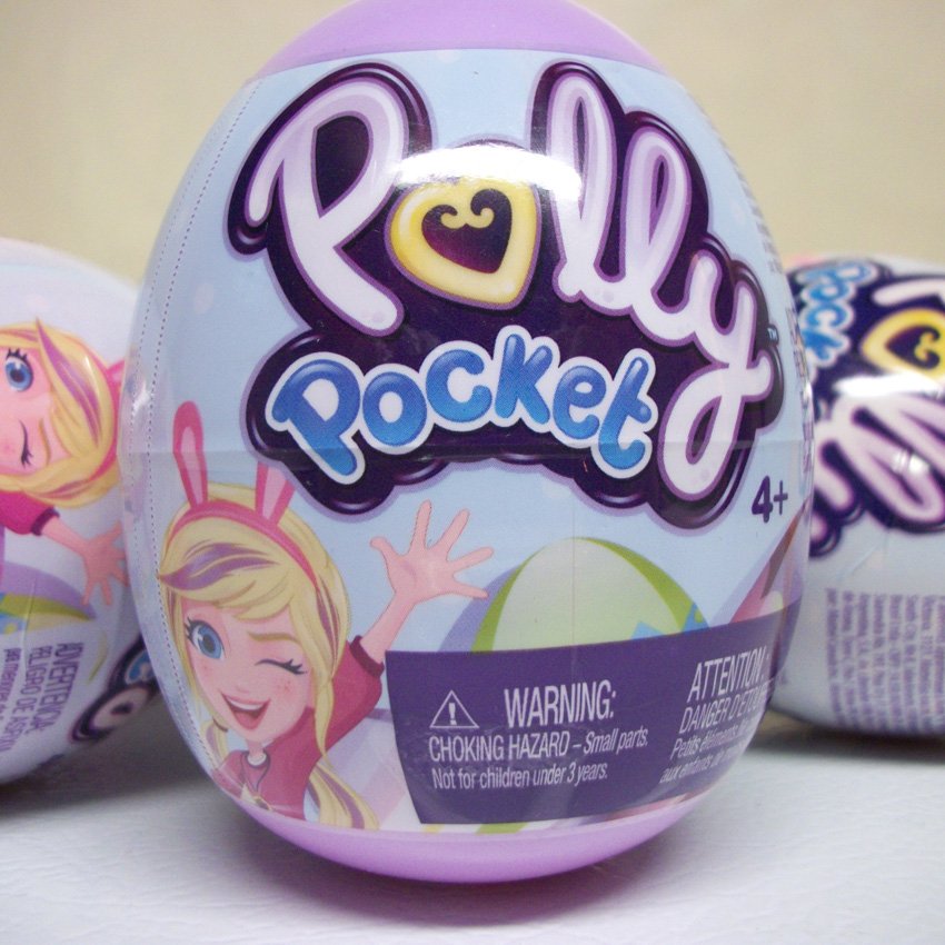 Polly Pocket Easter Egg Lot of 2 blind box 3.5" mini doll + outfit new sealed bag Mattel 2020