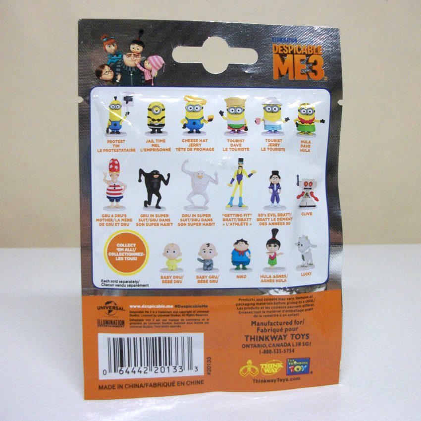 Despicable Me 3 Surprise Figurine Blind Bag Series 1 Minions Movie