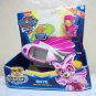 Paw Patrol Charged Up Skye deluxe vehicle lights sounds mighty pups pink dog Spin Master 2019