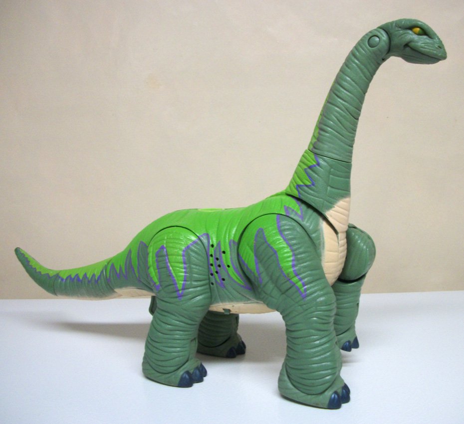 Imaginext Thunder the Brontosaurus dino dinosaur sound stomping action ...