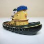Theodore Tugboat Hank vintage die cast loose boat barge rolling wheels Ertl 1998