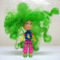 Wee Wild Things Trish Deelish 1987 vintage loose figure doll green hair 1980s small fry cafe Mattel