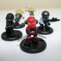G.I. Joe Micro Force Lot of 5 series 1 ghost ninja henchman red snake eyes gi gijoe Hasbro 2012
