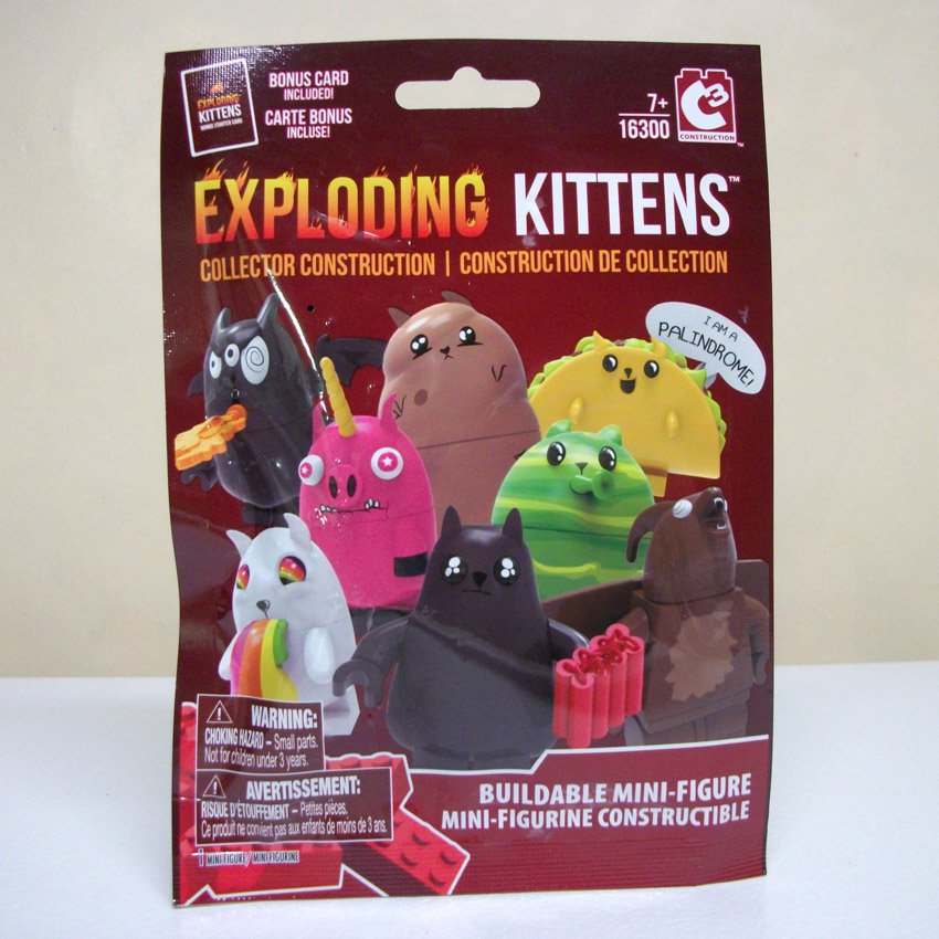 Exploding Kittens buildable mini figure surprise Tacocat ? blind bag C3