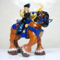 2001 FP Sergeant Siren & Clydesdale Horse Rescue Heroes dale dayle police officer Fisher Price
