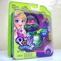 Polly Pocket purple heart compact park set scooter dog skateboard Mattel 2018