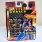 Battle Wheels robot fighter Bashamon figure pull back vehicle toy green Johnny Lightning 2007