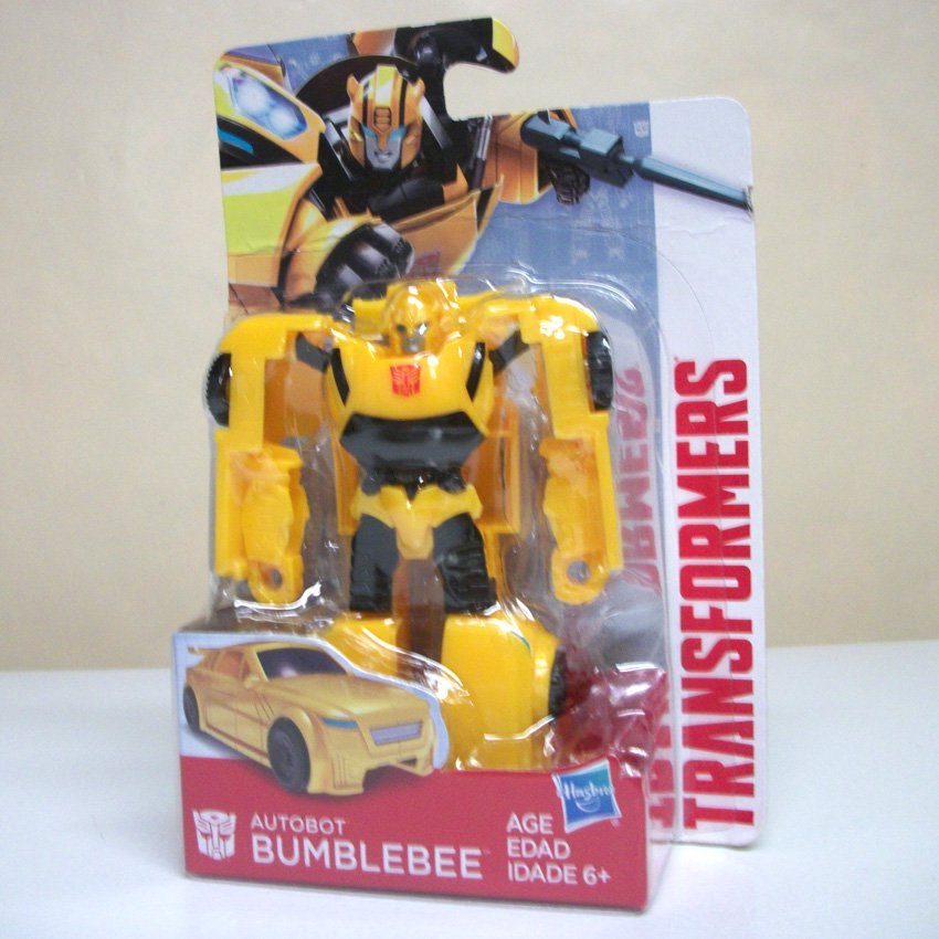 Bumblebee 3-step Transformers Scout Autobot Yellow Transform Figure 