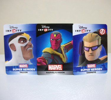 Falcon Hawkeye Vision web code Marvel Disney Infinity 2.0 3.0 card lot avengers new unused
