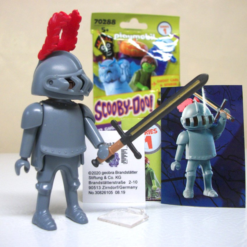 ScoobyDoo Black Knight Playmobil blind bag Series 1 ghost monster