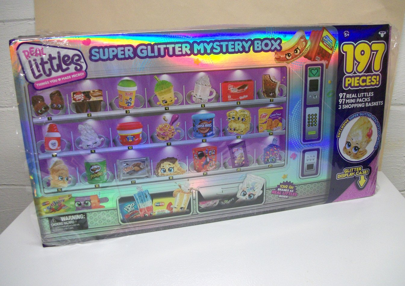 Shopkins Real Littles Super Glitter Mystery Box Shopkins Real Littles Super Glitter Mystery Box set opened incomplete