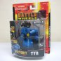 Tyr Battle Wheels pull back fighter robot figure vehicle blue Johnny Lightning 2007