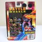 Tyr Battle Wheels pull back fighter robot figure vehicle blue Johnny Lightning 2007