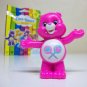 Share Care Bears Neon Fun Series 5 magenta blind bag mini figure Just Play Toys 2017