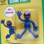 Sesame Street Grover 3" poseable action figure unpunched vintage monster muppets tara toys 1985