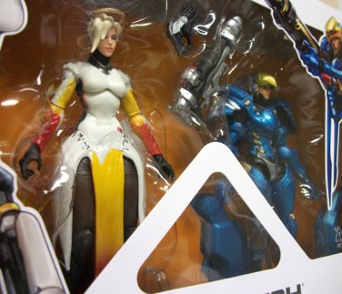 6" Mercy & Pharah 2-pack Overwatch Ultimates winged heroes figure blizzard video game Hasbro 2018