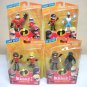 The Incredibles 2 Junior Supers Lot of 4 frozone screenslaver elastigirl mr violet Pixar Disney