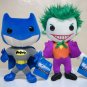 Funko DC Plushies Batman & Joker 8" plush doll universe justice league heroes 2010