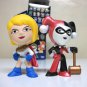 Power Girl & Harley Quinn Mystery Minis DC Super Heroes metallic variant Lot of 2 Funko 2015