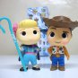 Woody & Bo Peep Lot of 2 Toy Story 4 Funko Mystery Mini vinyl figures cowboy shepherd Disney 2019