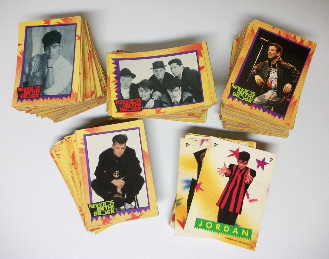 New Kids On The Block Trading Cards Lot Of 250+ Stickers Nkotb Boy Band ...