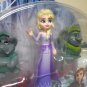 Frozen II Elsa & Trolls 4" doll figure set Disney movie 2 snowflake confetti princess Hasbro 2019