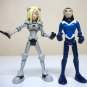 Teen Titans GO lot Terra Aqualad 3.5" DC Comics loose super hero figures Bandai Cartoon Network 2004