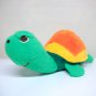 1977 Henry Dog 12" friend Turtle plush vintage doll green orange Animal Fair Inc