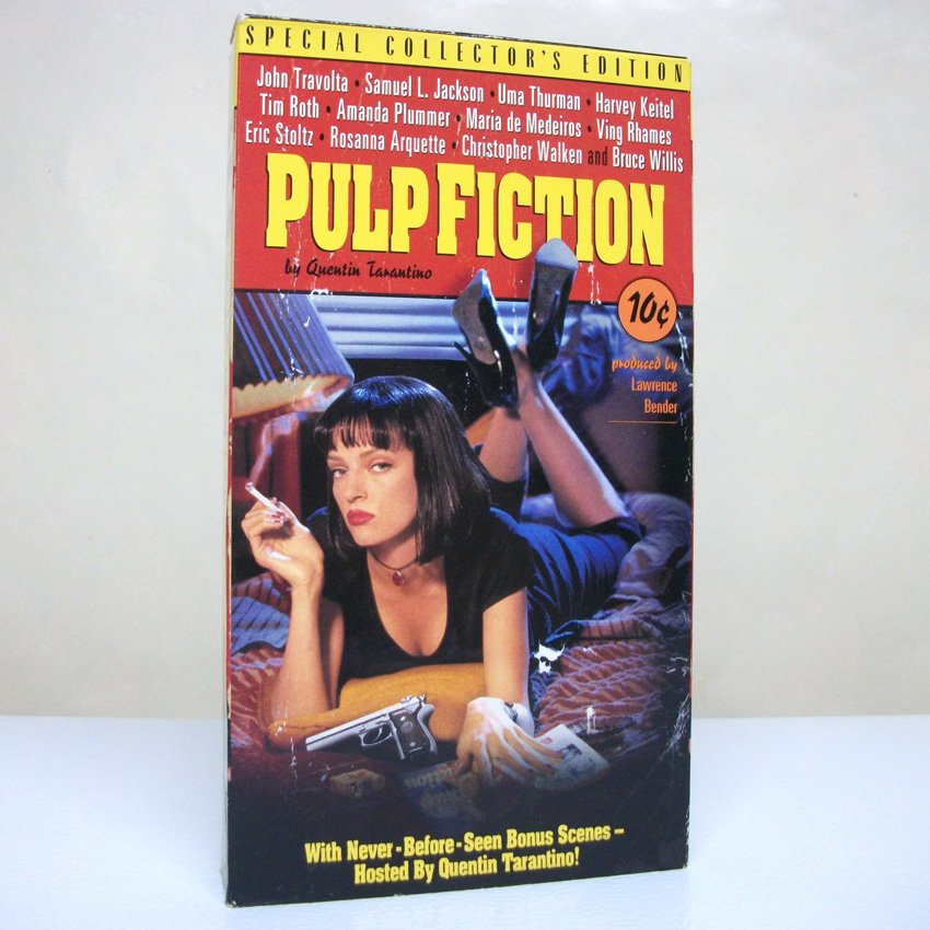 Pulp Fiction VHS Special Collectors Edition Rated R 164 Min Quentin ...