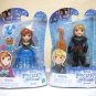 Little Kingdom mini figs Anna & Kristoff Frozen Lot of 2 blue sparkle gown dress lute figure Disney