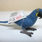 Hyacinth Macaw Safari Ltd pvc blue parrot exotic bird animal figure 264229 new tags 2010