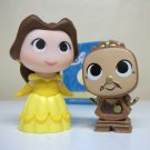 Disney Princesses Belle & Cogsworth Lot Funko Mystery Mini sidekicks companion beauty and the beast