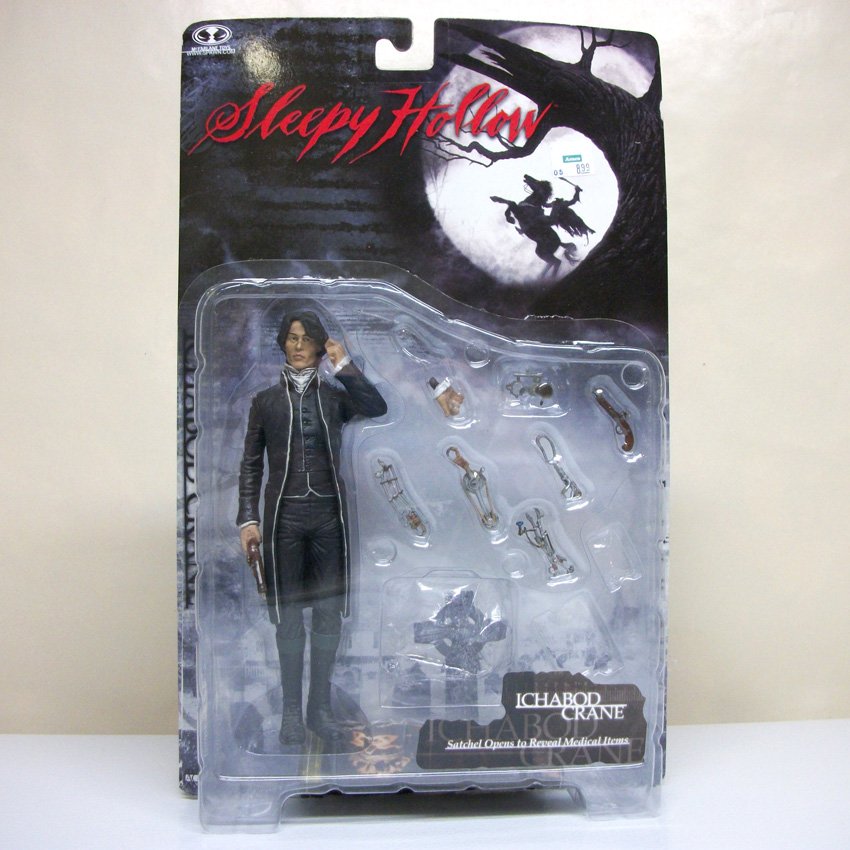 1999 Sleepy Hollow Ichabod Crane w/ packaging loose incomplete figure ...