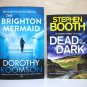 Murder Mystery Lot of 2 books Brighton Mermaid & Dead in the Dark dorothy koomson stephen booth