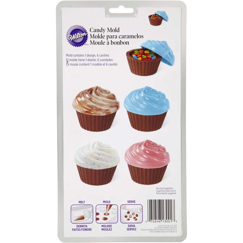 Wilton candy mold cupcakes