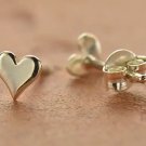 Sterling Silver Stud Earrings - Tiny Heart 5x5mm Sterling Silver Stud Earrings - Tiny Heart 5x5mm