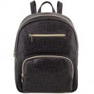 Karma Gifts Zippered Backpack - Black Art Deco